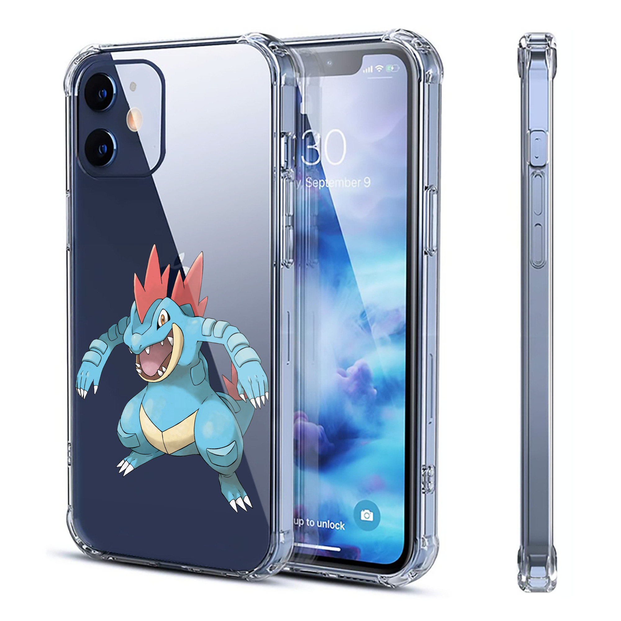 （画像用） ポケットモンスター Pokémon 【iPhone 12シリーズ対応】透明スマホケース（クリアソフトケース）